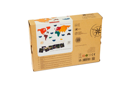 Continents Map Puzzle / Puzzle mapa de los Conitnentes / montessori