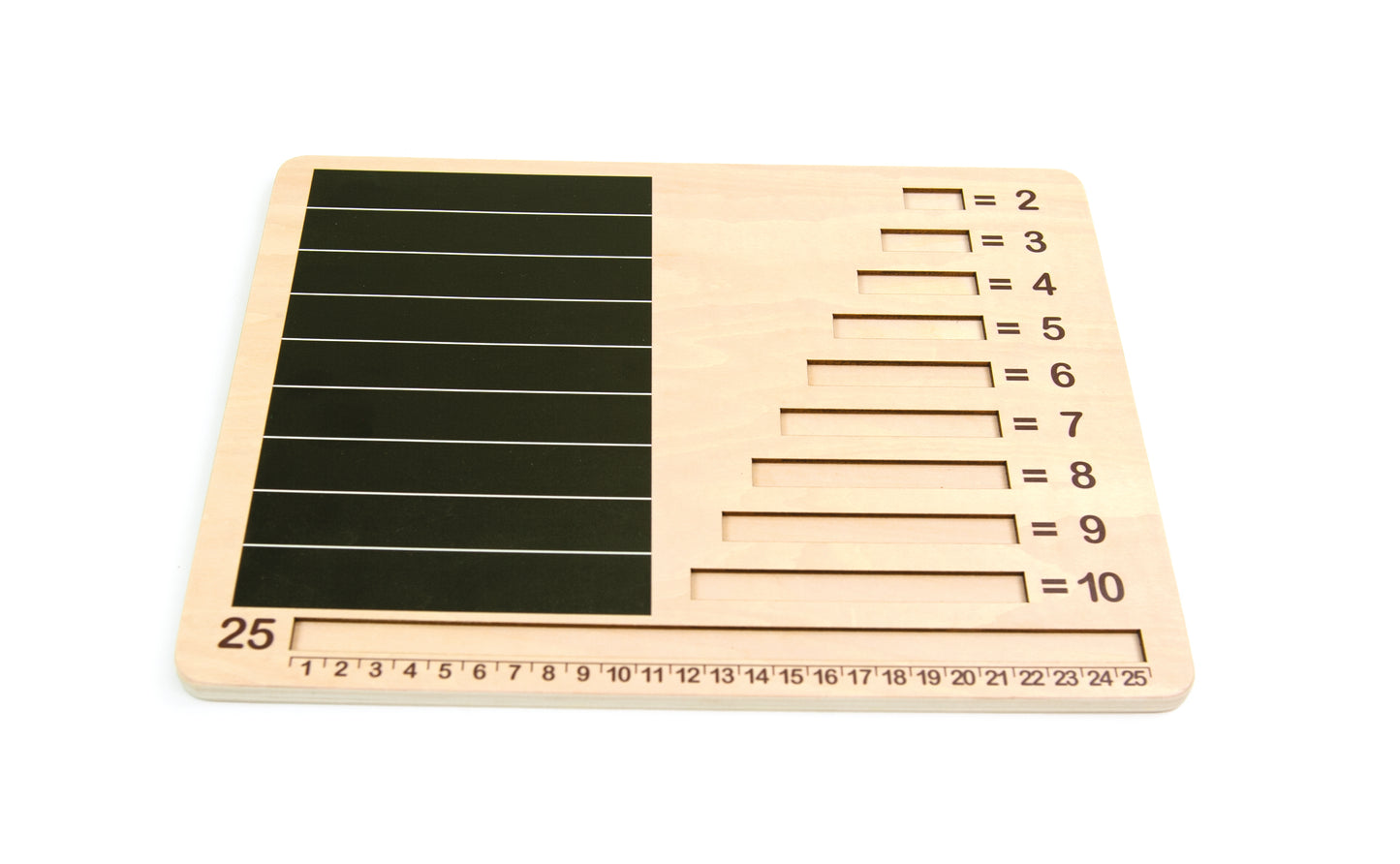 Fraction Bars Boards / Tablero de Barras de Fracciones / Tablero de regletas