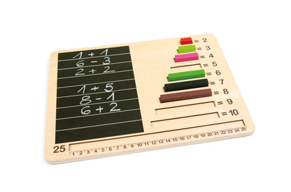 Fraction Bars Boards / Tablero de Barras de Fracciones / Tablero de regletas