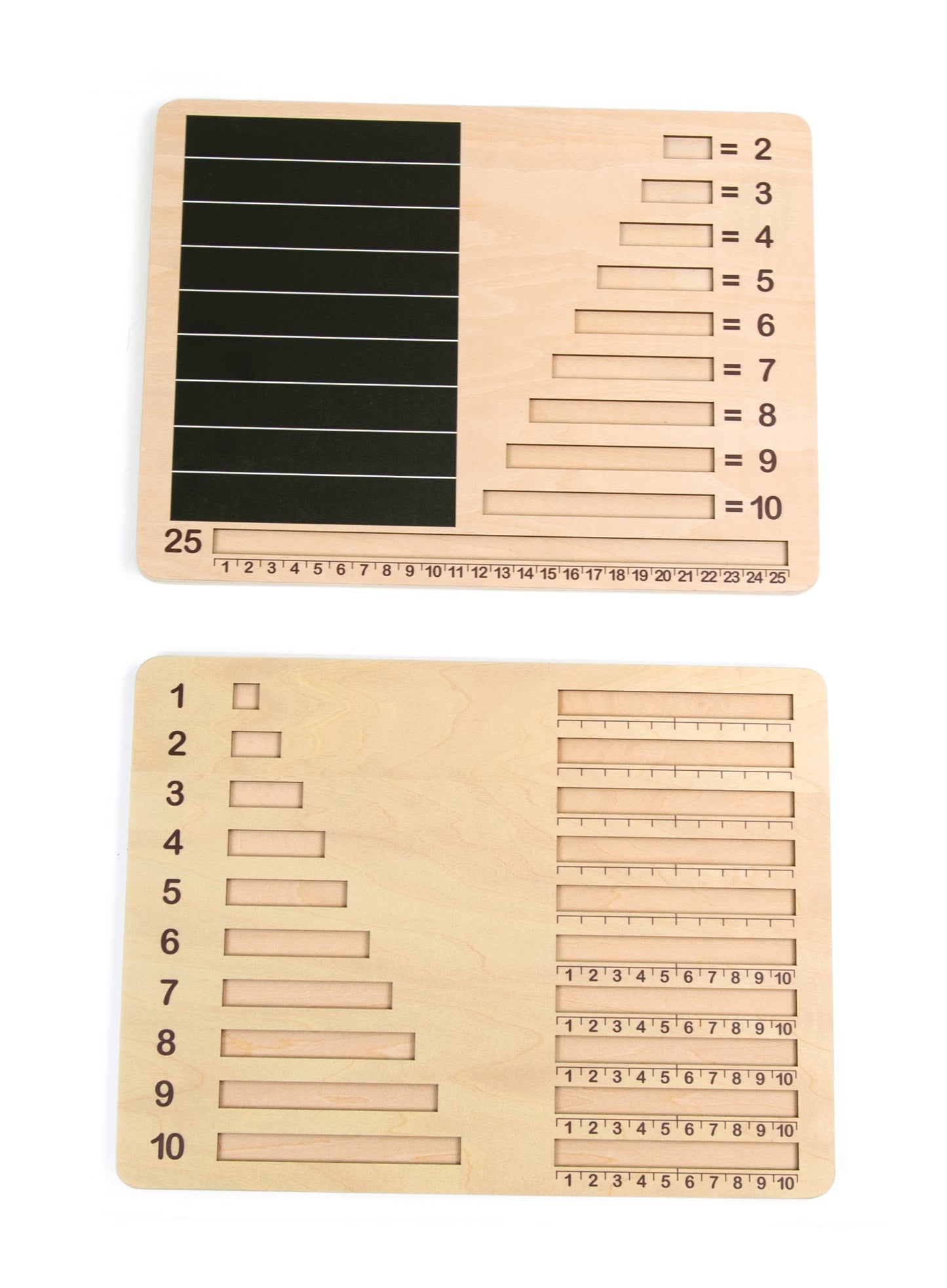 Fraction Bars Boards / Tablero de Barras de Fracciones / Tablero de regletas