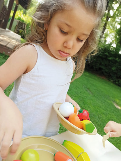 Small Meals / Juego de comiditas velcro / cocinas / juego simbólico