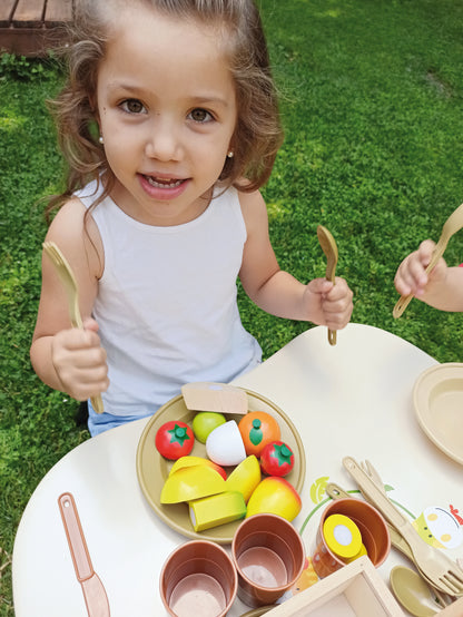 Small Meals / Juego de comiditas velcro / cocinas / juego simbólico