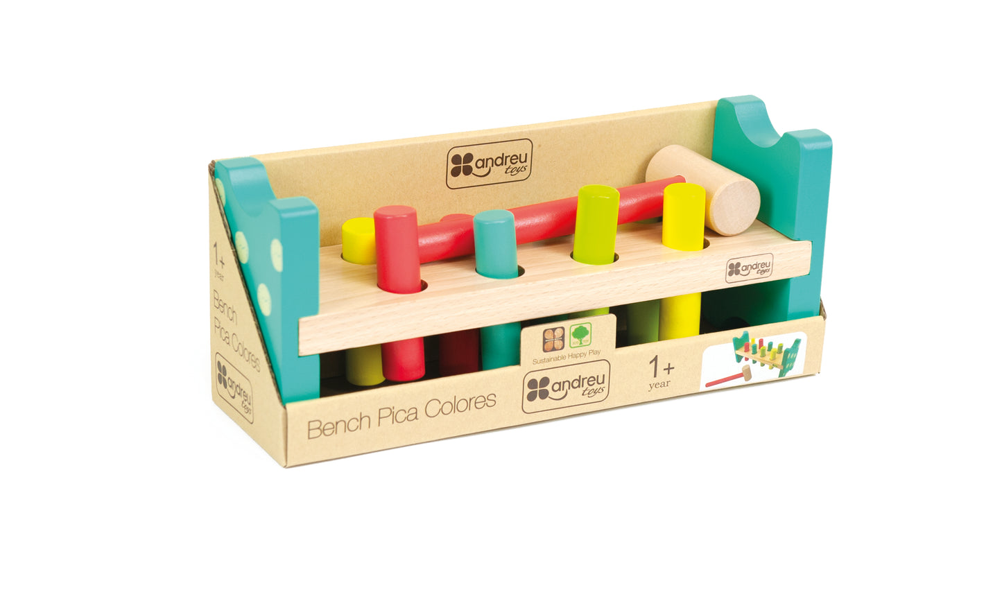 Bench Pica Colors /  Bench Pica Colores / banco pica colores / bebes / infantil