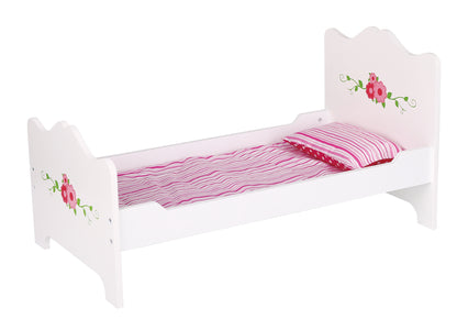 CAMA DE MADERA / FLOWER BED / cama muñeca / muñecos