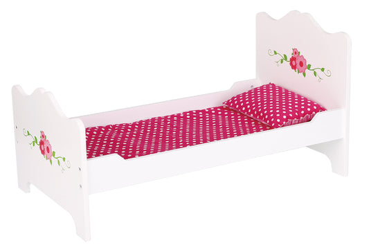 CAMA DE MADERA / FLOWER BED / cama muñeca / muñecos