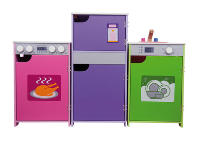 COCINA MODULAR ROSA / MODULAR COOKER PINK