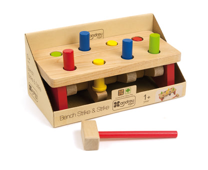 Bench Strike & Strike / Banco picar golpe a golpe / bebes / infantil