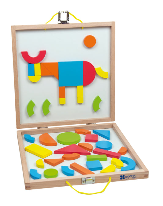 Magnetic Shapes Box / Caja con formas magneticas / juego magnético / imanes / figuras magnéticas