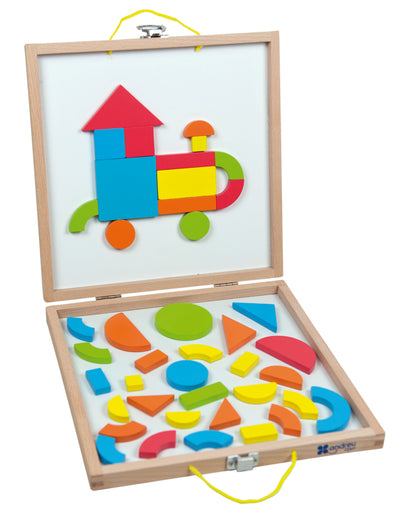 Magnetic Shapes Box / Caja con formas magneticas / juego magnético / imanes / figuras magnéticas