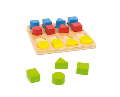 4 Geo Shapes / 4 Formas Geo / geométricas / encaje madera