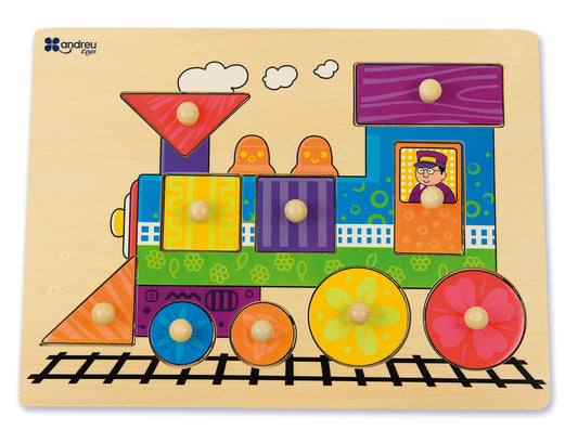 Puzzle train / Puzzle tren / encajes