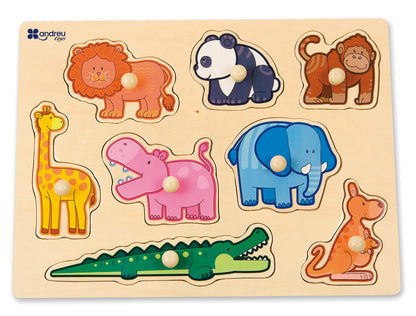 PUZZLE JUNGLE ANIMALS / PUZZLE ANIMALES DE LA JUNGLA / encajes selva