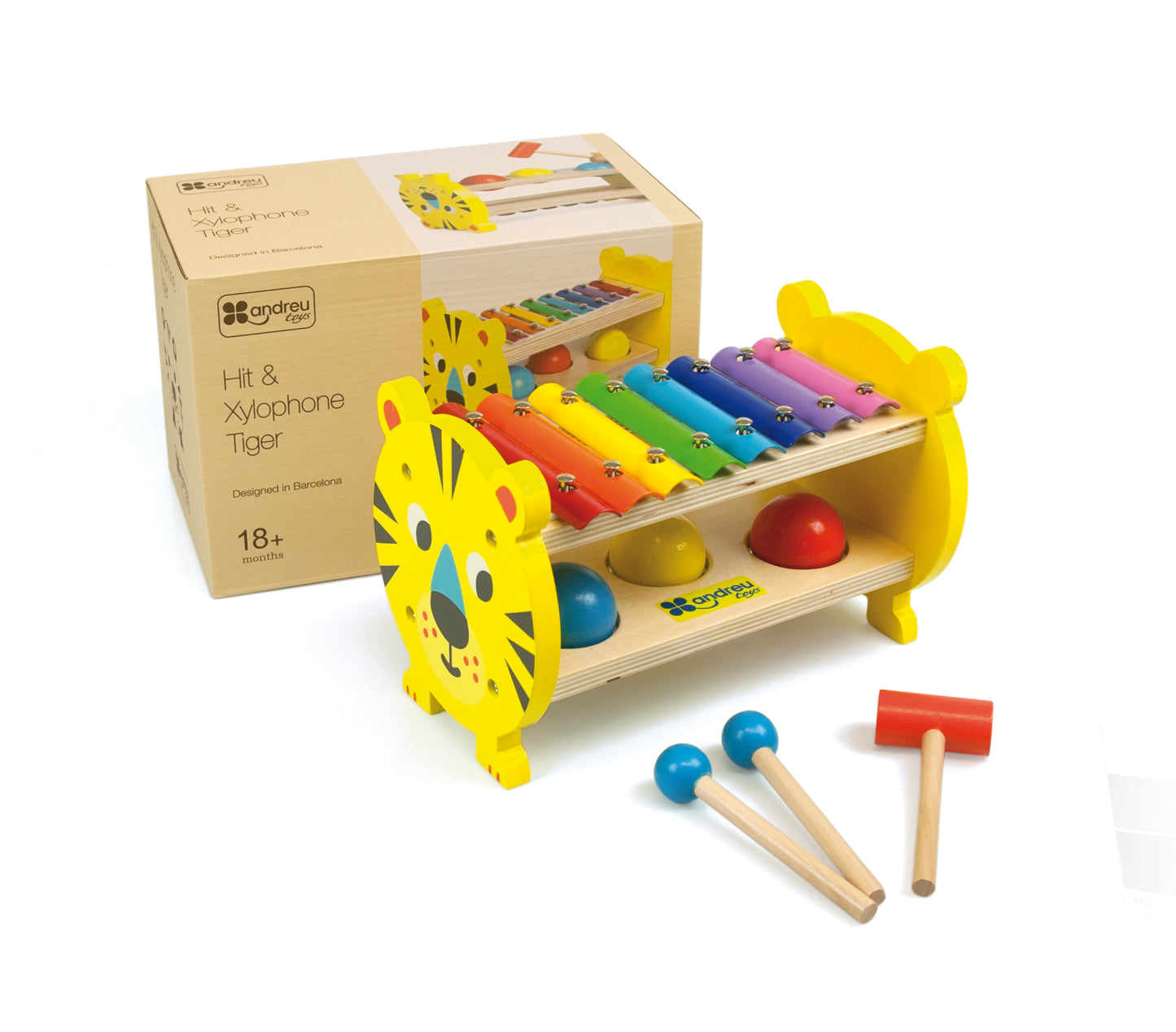 Hit & Xylophone Tiger / Xilofono tigre / juguete musical / infantil