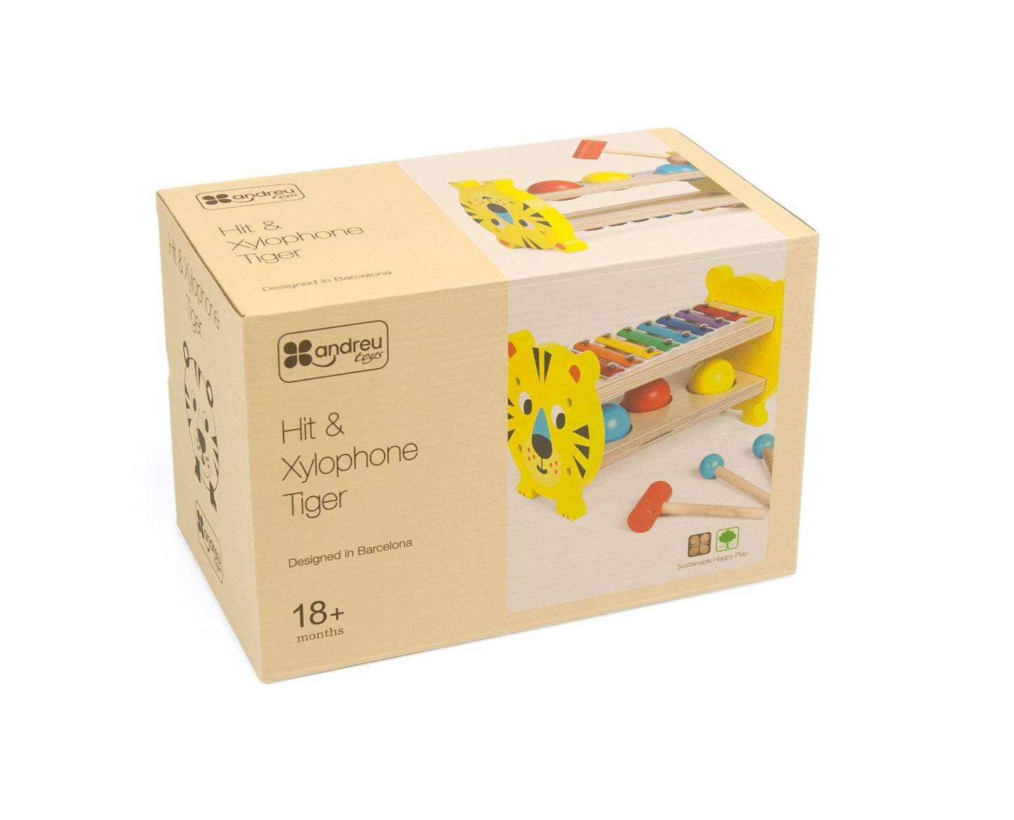 Hit & Xylophone Tiger / Xilofono tigre / juguete musical / infantil