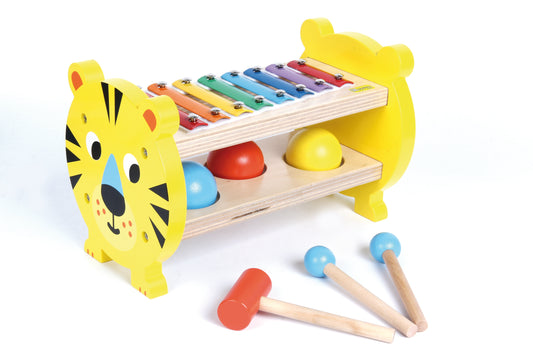 Hit & Xylophone Tiger / Xilofono tigre / juguete musical / infantil