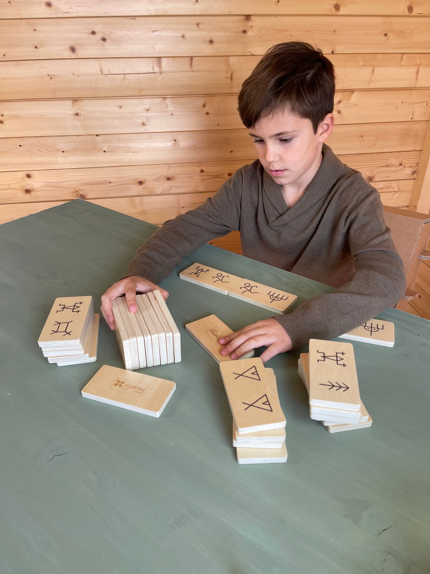 DOMINÓ DE MADERA ANTIGUO / ANCIENT DOMINO / domino gigante