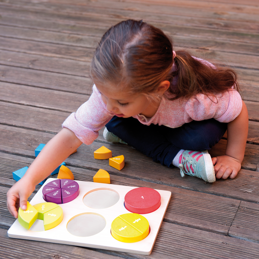 Fraction Learning Puzzle / Puzzle del Aprendizaje de las fracciones