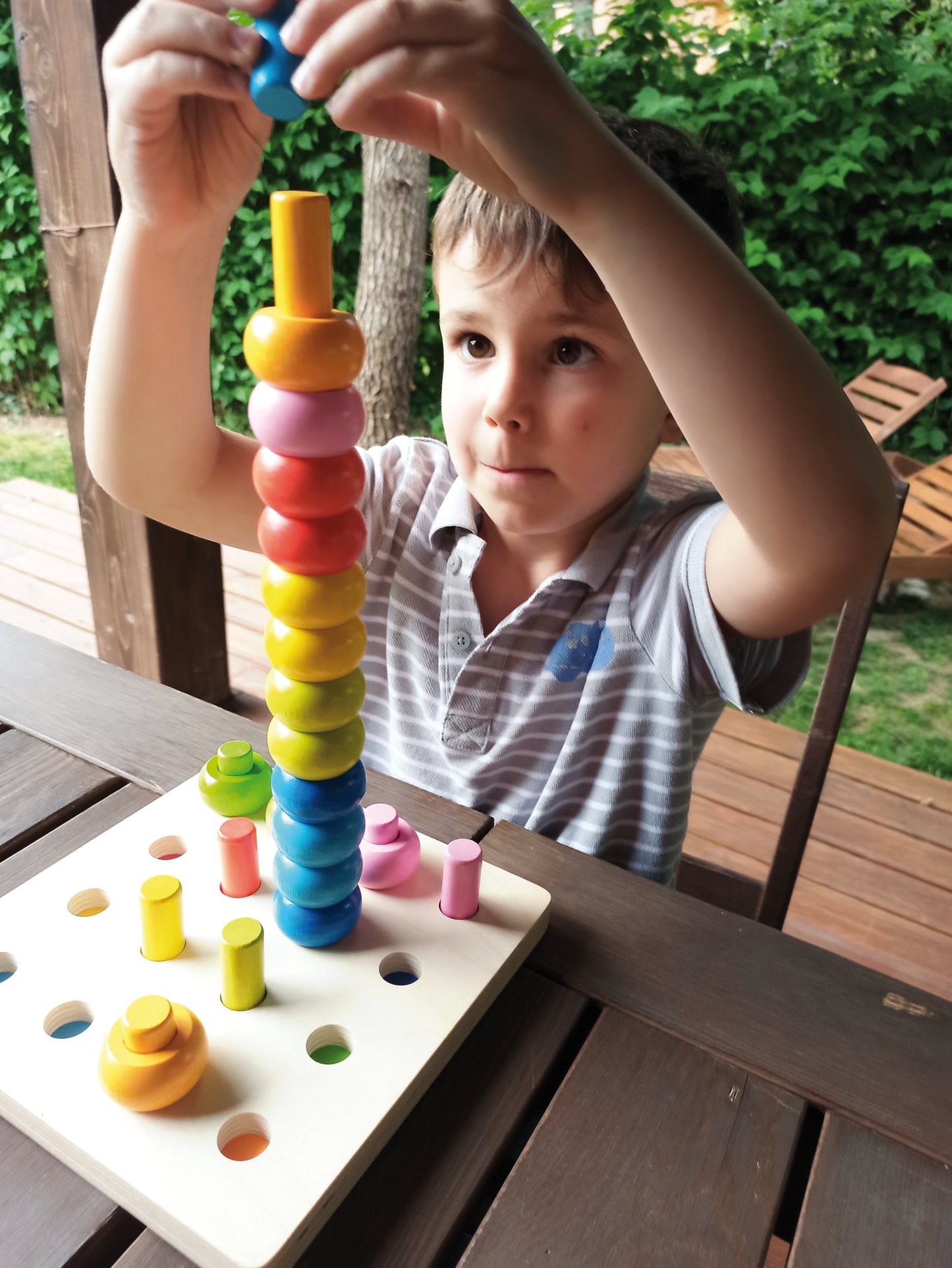 Stacking Beads / Juego de cuentas / encajar y apilar