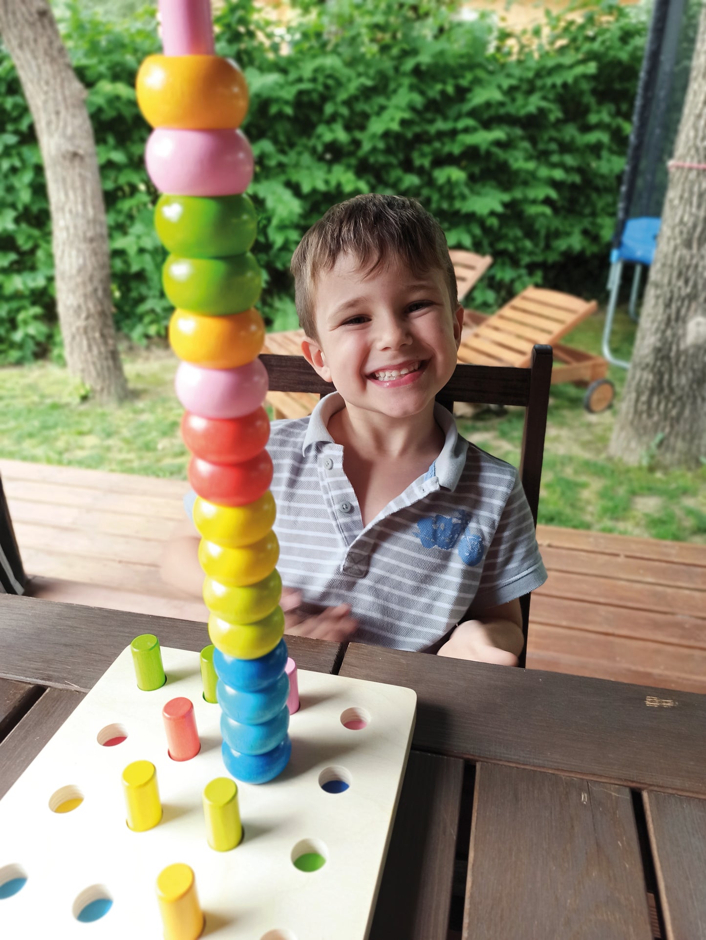 Stacking Beads / Juego de cuentas / encajar y apilar