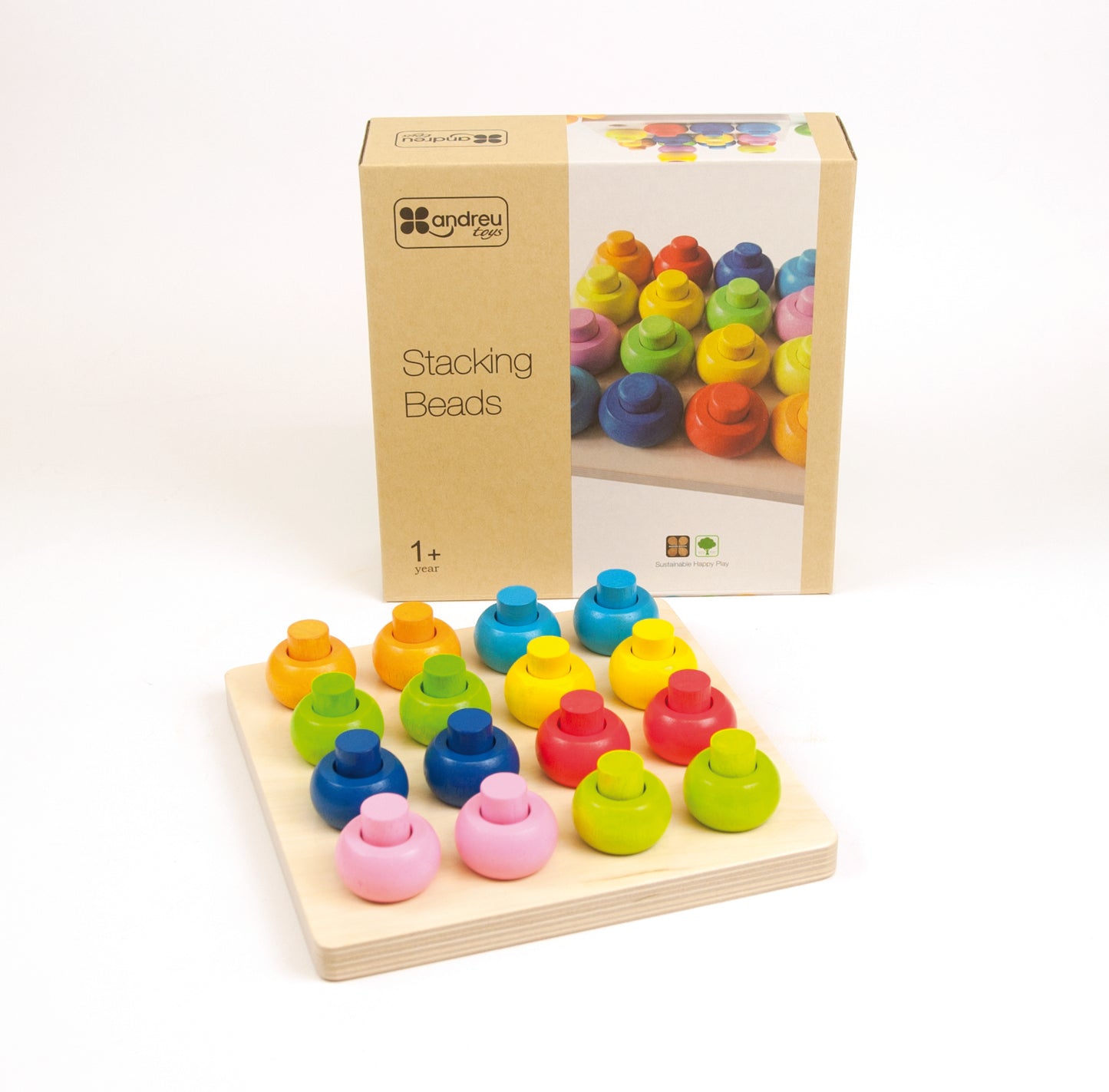 Stacking Beads / Juego de cuentas / encajar y apilar