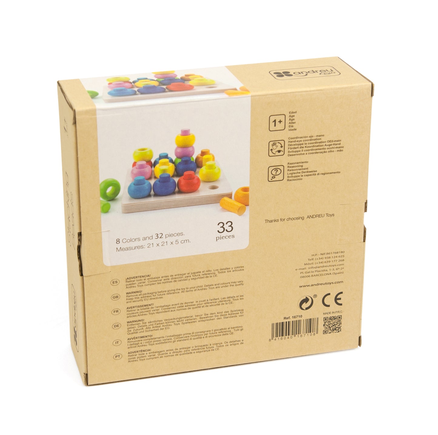 Stacking Beads / Juego de cuentas / encajar y apilar