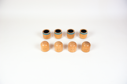 SOUND ANIMALS / Animales sonoros / Figuritas de madera sonoras / Material didáctico con sonidos / Juego de emparejamiento