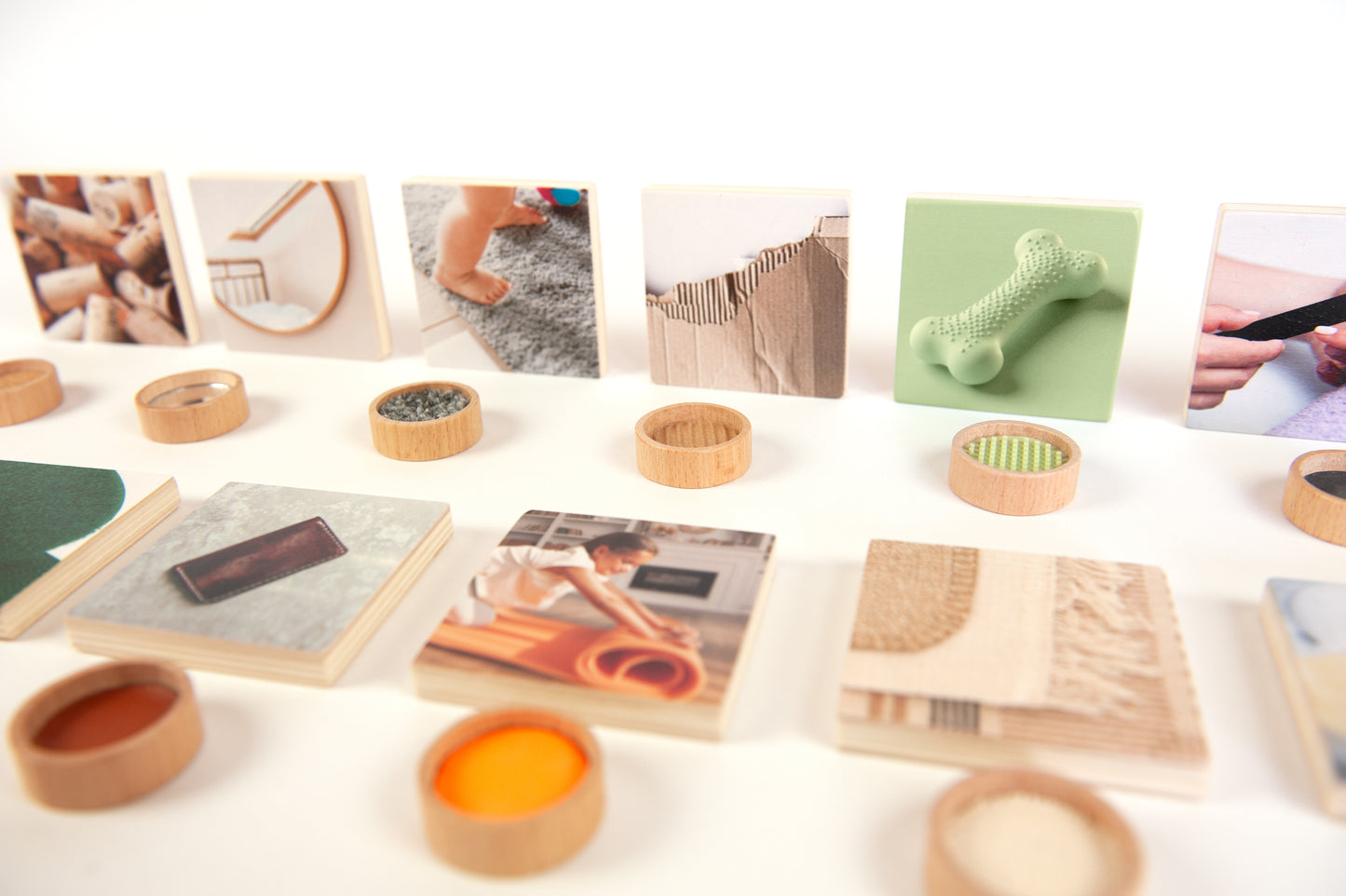 SENSORY REAL PICS / Fotos reales sensoriales / Material sensorial para niños / Juego de emparejamiento táctil