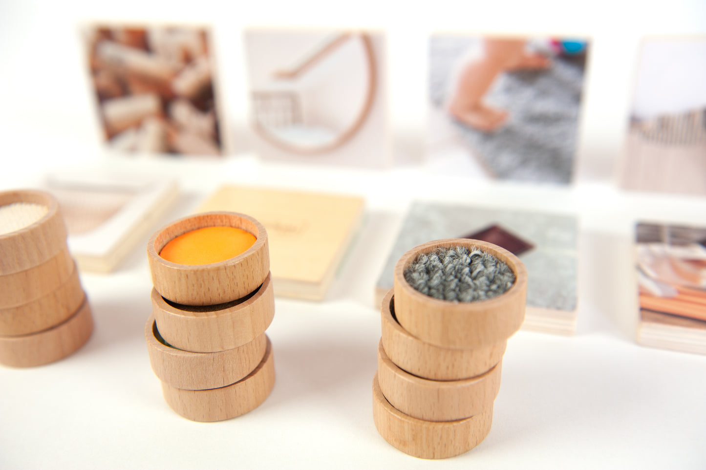 SENSORY REAL PICS / Fotos reales sensoriales / Material sensorial para niños / Juego de emparejamiento táctil