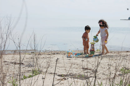 ECOLINE SAND WATER CAN SET / conjunto de playa y arena eco / caña de azúcar / arenero / regadora pala y rastrillo