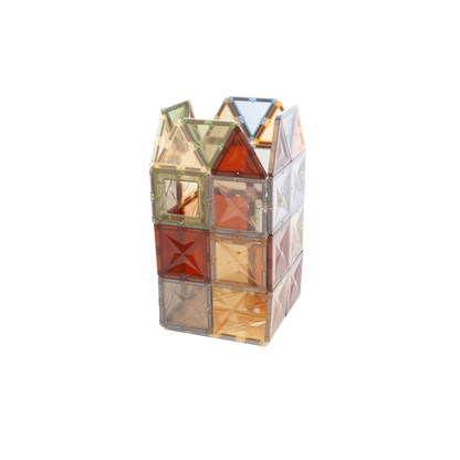 3D NATURAL MAGNETIC TILES / Baldosas magnéticas naturales 3D / Piezas magnéticas / Juego de construcción magnético