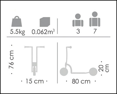 INFANT SCOOTER 3-7 AÑOS / PATINETE INFANTIL