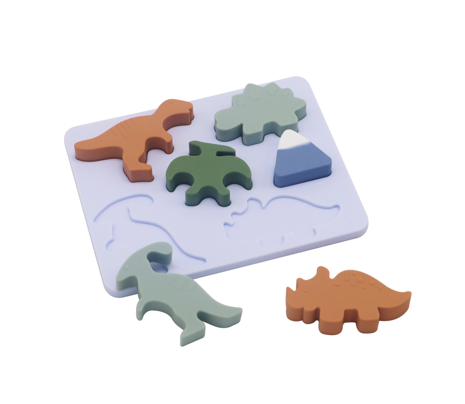 encaje silicona dinosaurios