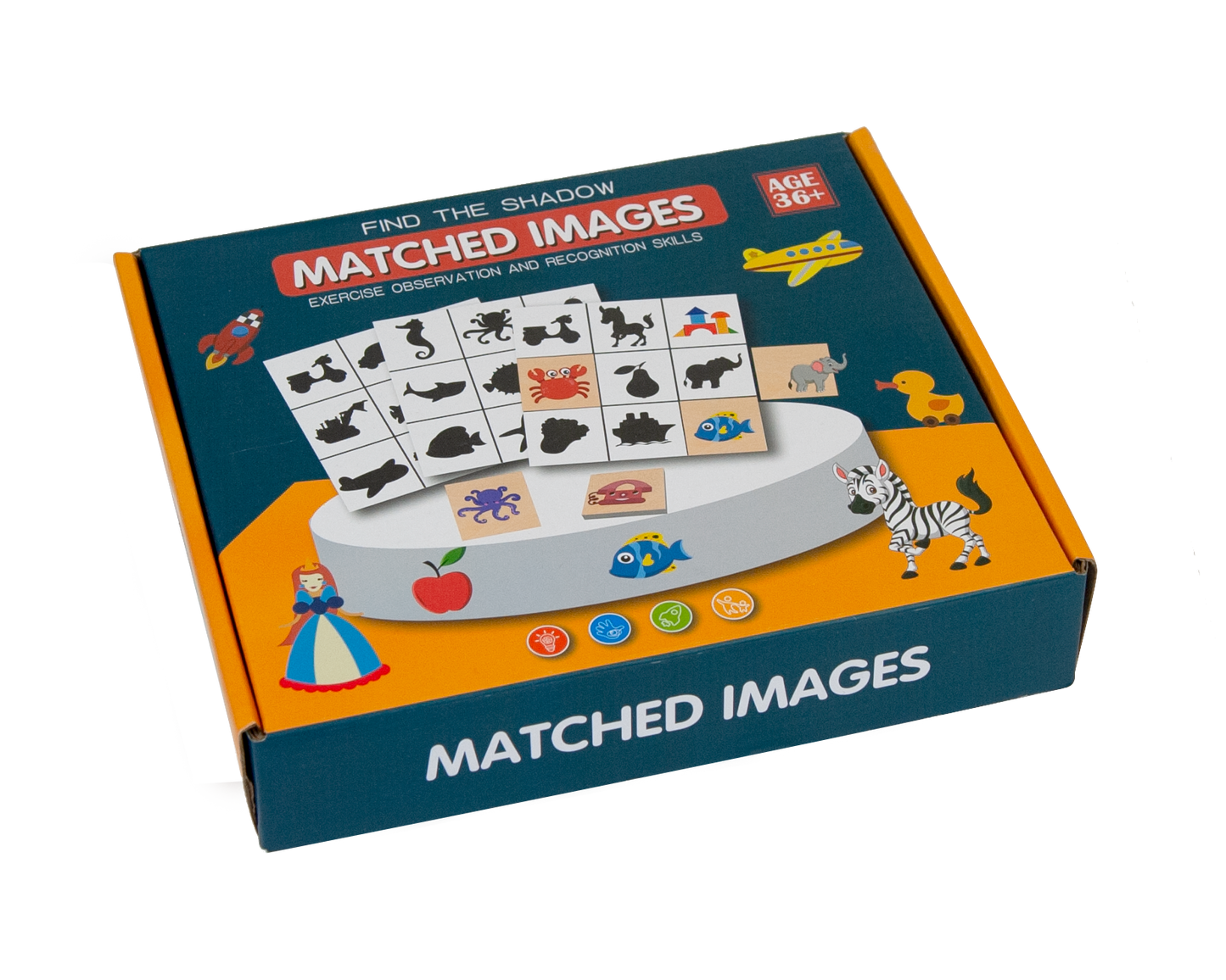 PICTURE MATCHING / HAZ COINCIDIR LAS IMAGENES / juego de asociación madera / sombras