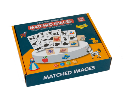 PICTURE MATCHING / HAZ COINCIDIR LAS IMAGENES / juego de asociación madera / sombras