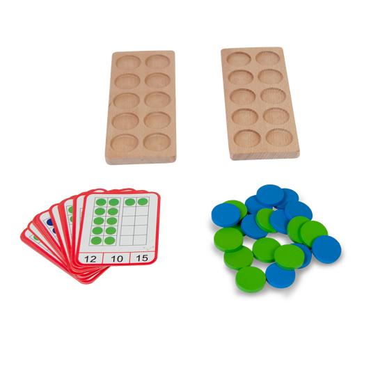 TOKENS COUNTING BOARD / Tablero para operaciones matemáticas / sumar, restar, dividir y multiplicar