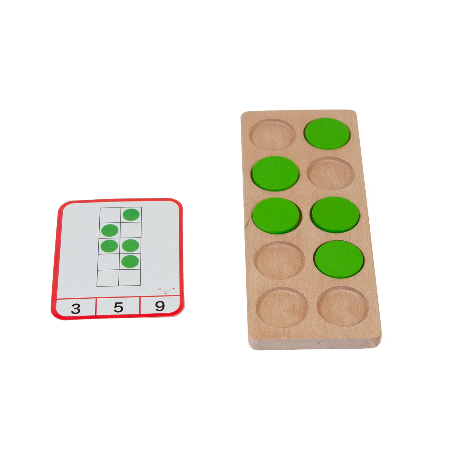 TOKENS COUNTING BOARD / Tablero para operaciones matemáticas / sumar, restar, dividir y multiplicar