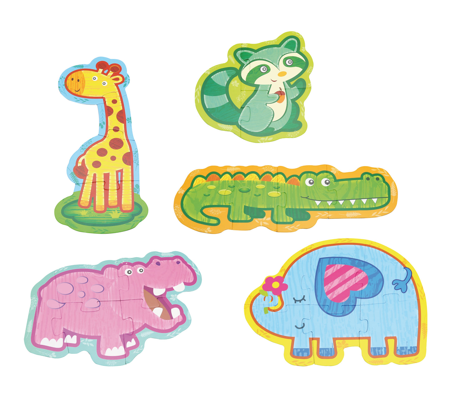 My Best Puzzle - Forest Animals / Puzzles gigantes de animales