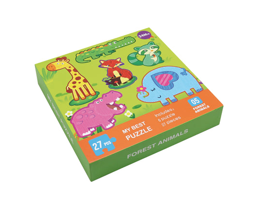 My Best Puzzle - Forest Animals / Puzzles gigantes de animales