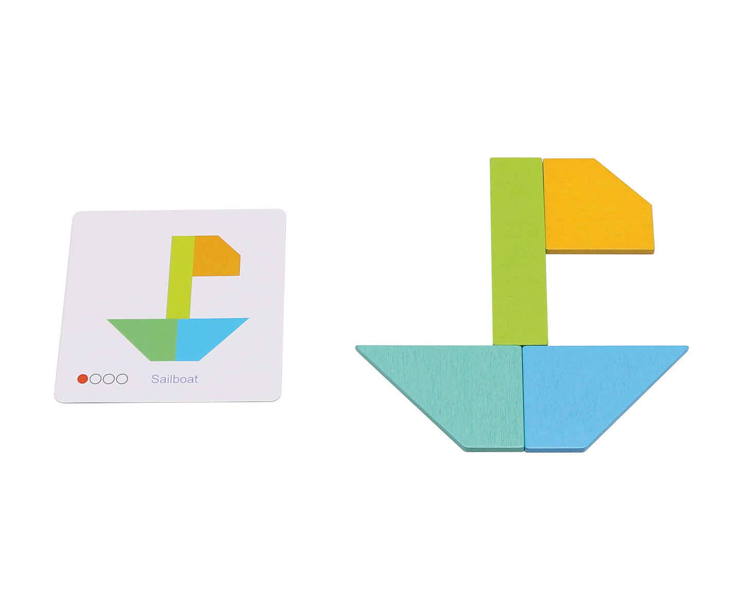 21 Colorful Block Buddies / Crea diseños con piezas de madera / tangram