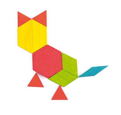 Pattern Blocks / Bloques de patrón / construcciones / mosaicos / tangrams