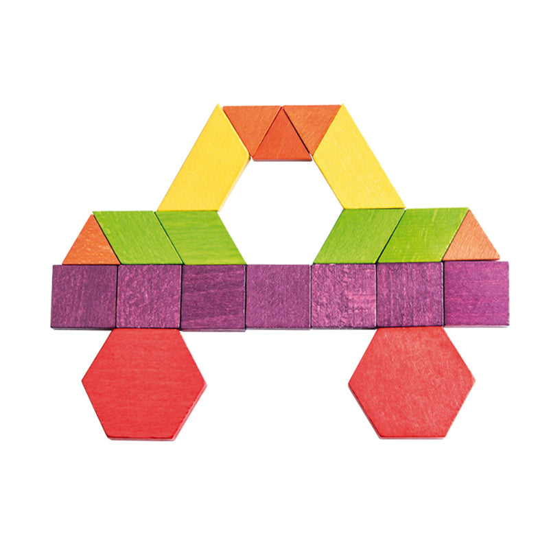 Pattern Blocks / Bloques de patrón / construcciones / mosaicos / tangrams