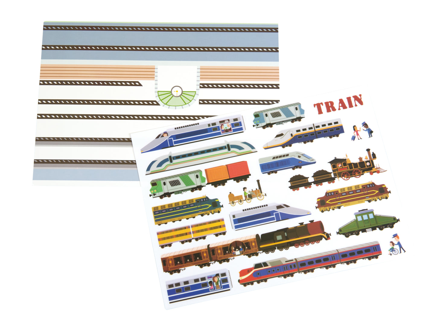 Reusable Stickers - transportation / Pegatinas reutilizables transporte / adhesivos