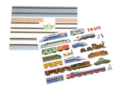 Reusable Stickers - transportation / Pegatinas reutilizables transporte / adhesivos