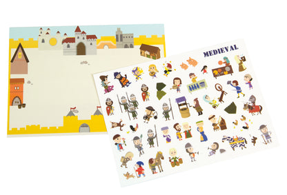 Reusable Stickers - Humanities / Pegatinas reutilizables Piratas / adhesivos