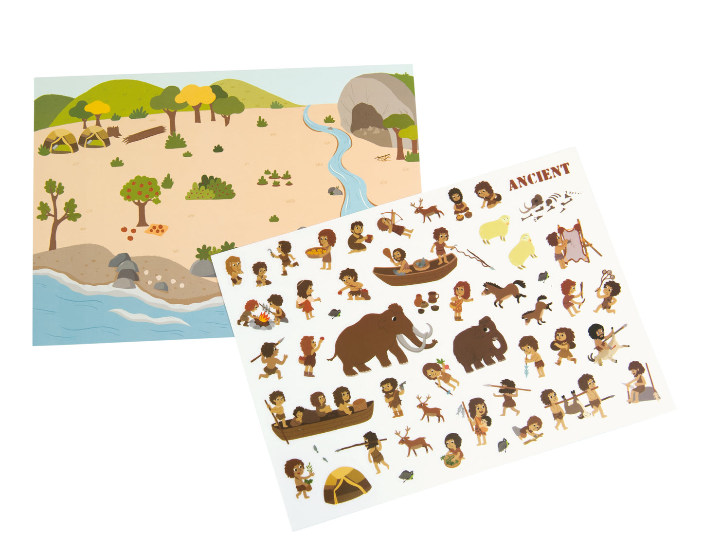 Reusable Stickers - Humanities / Pegatinas reutilizables Piratas / adhesivos