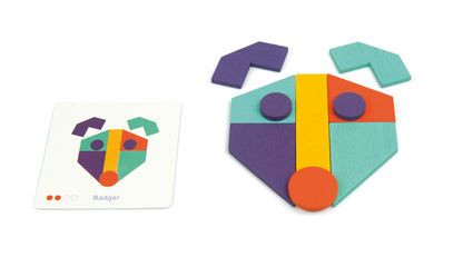 Colorful Block Buddies / Juego de bloques coloridos / tangram