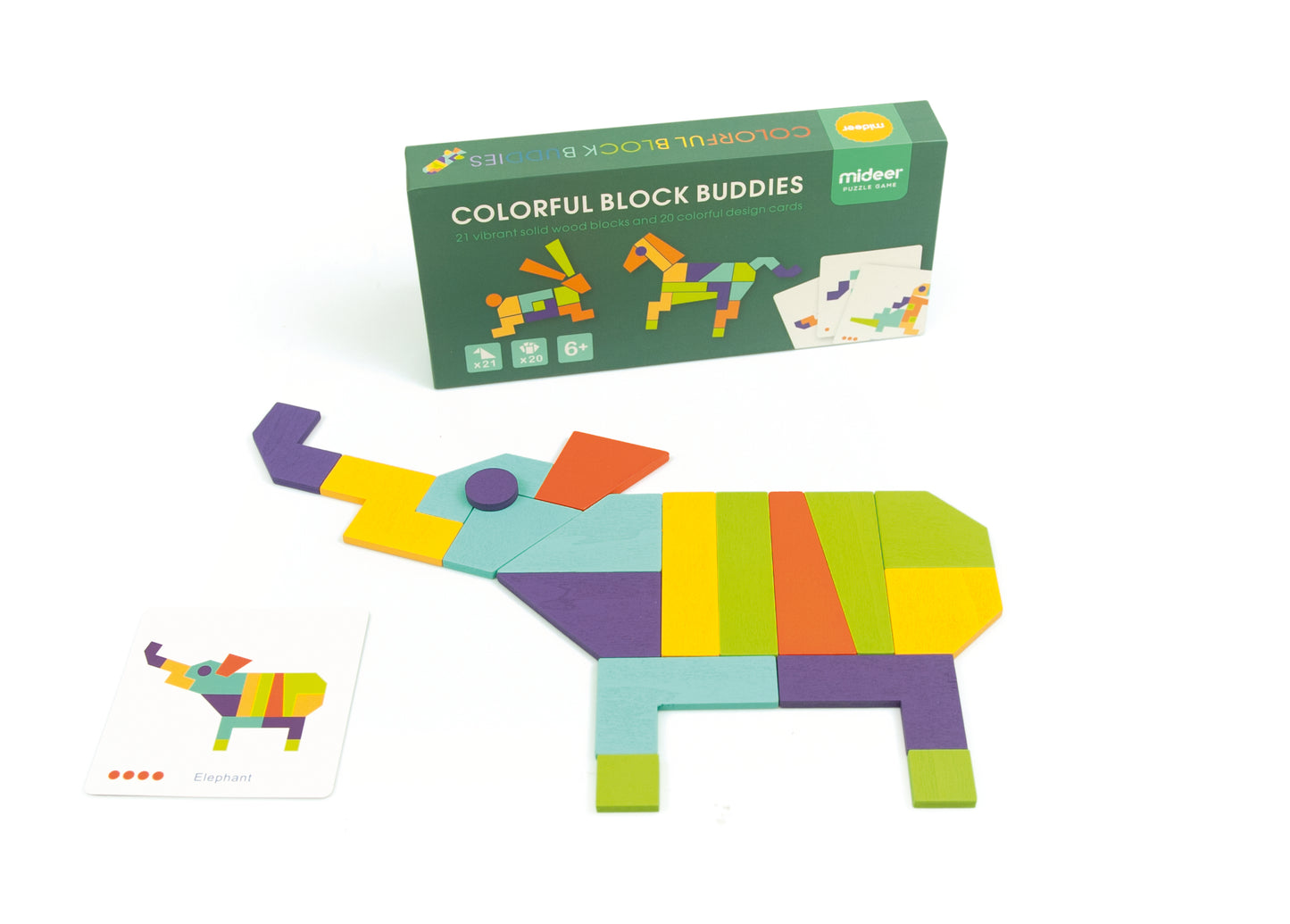 Colorful Block Buddies / Juego de bloques coloridos / tangram