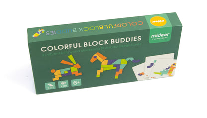 Colorful Block Buddies / Juego de bloques coloridos / tangram