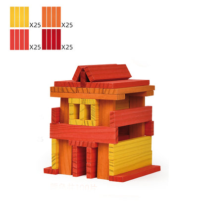 CITY BLOCKS - WARM COLOR / bloques para construcción