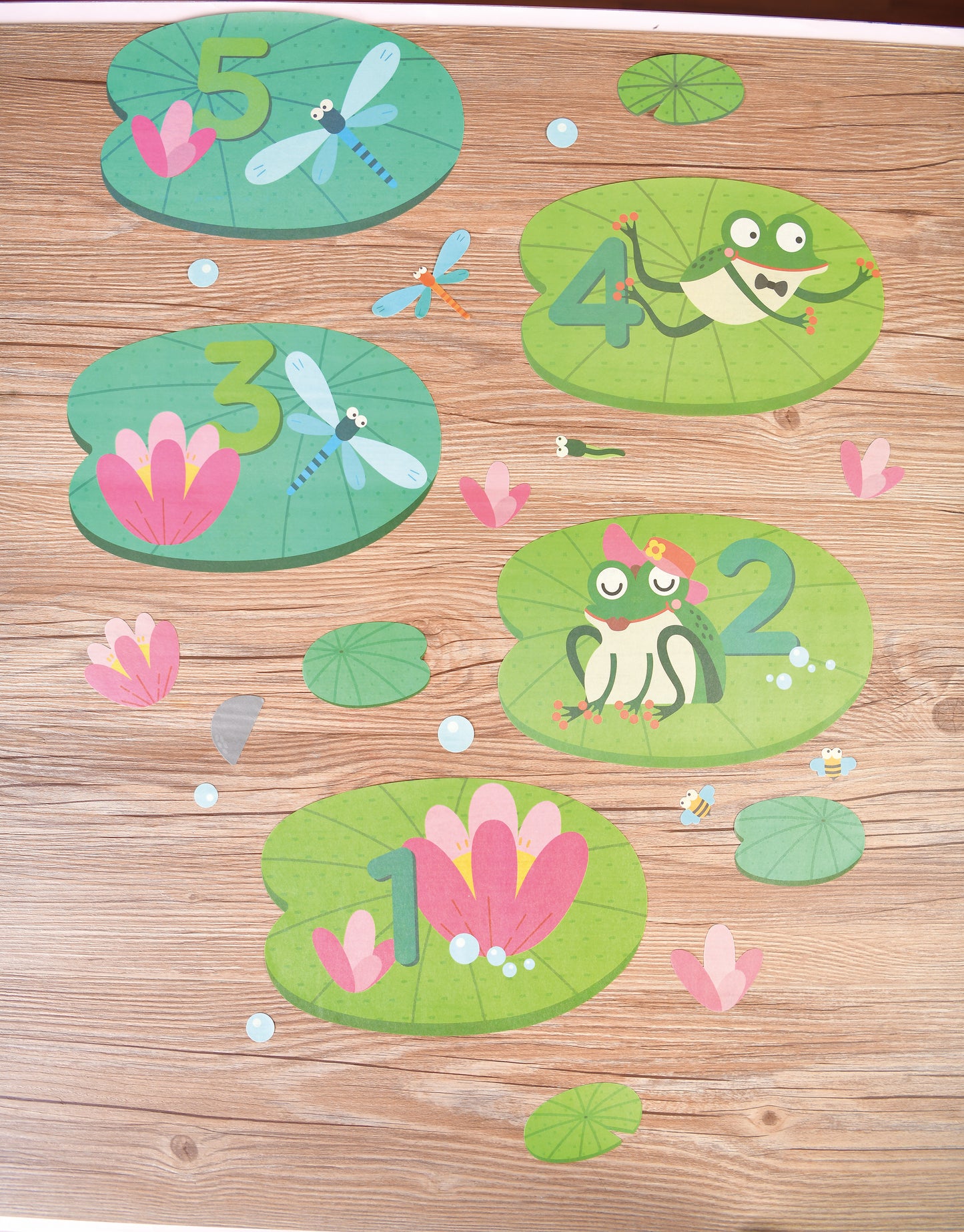 Frog Floor Sticker / Rayuela con ranas / adhesivos / juego